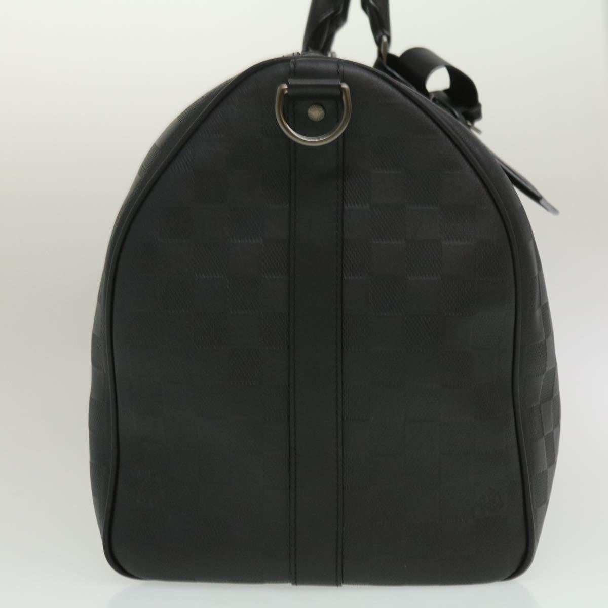 LOUIS VUITTON Damier Infini Keepall Bandouliere 45 Boston Bag N41145 LV 29957A