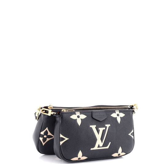 Louis Vuitton Multi Pochette Accessoires Bicolor Monogram Empreinte Giant