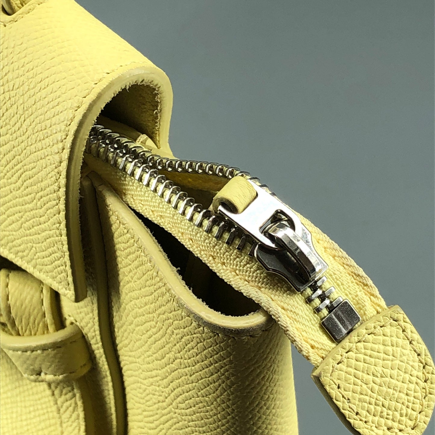 Celine Nano Belt Bag Leather Handbag Light Yellow
