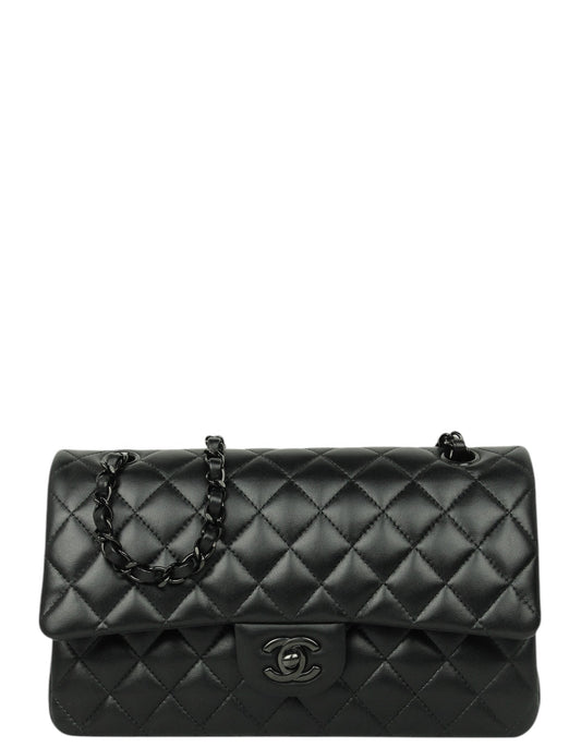 Chanel '24 SO BLACK Lambskin Medium Flap Bag - Rovelle Bags