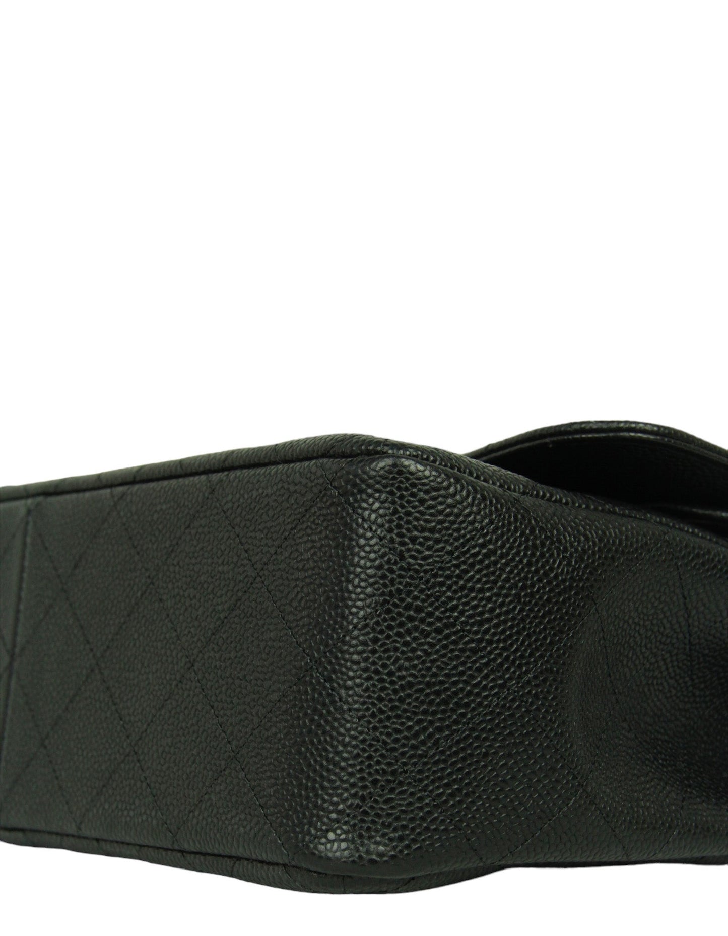 Chanel Black Caviar Leather Double Flap Flap Bag - Rovelle Bags