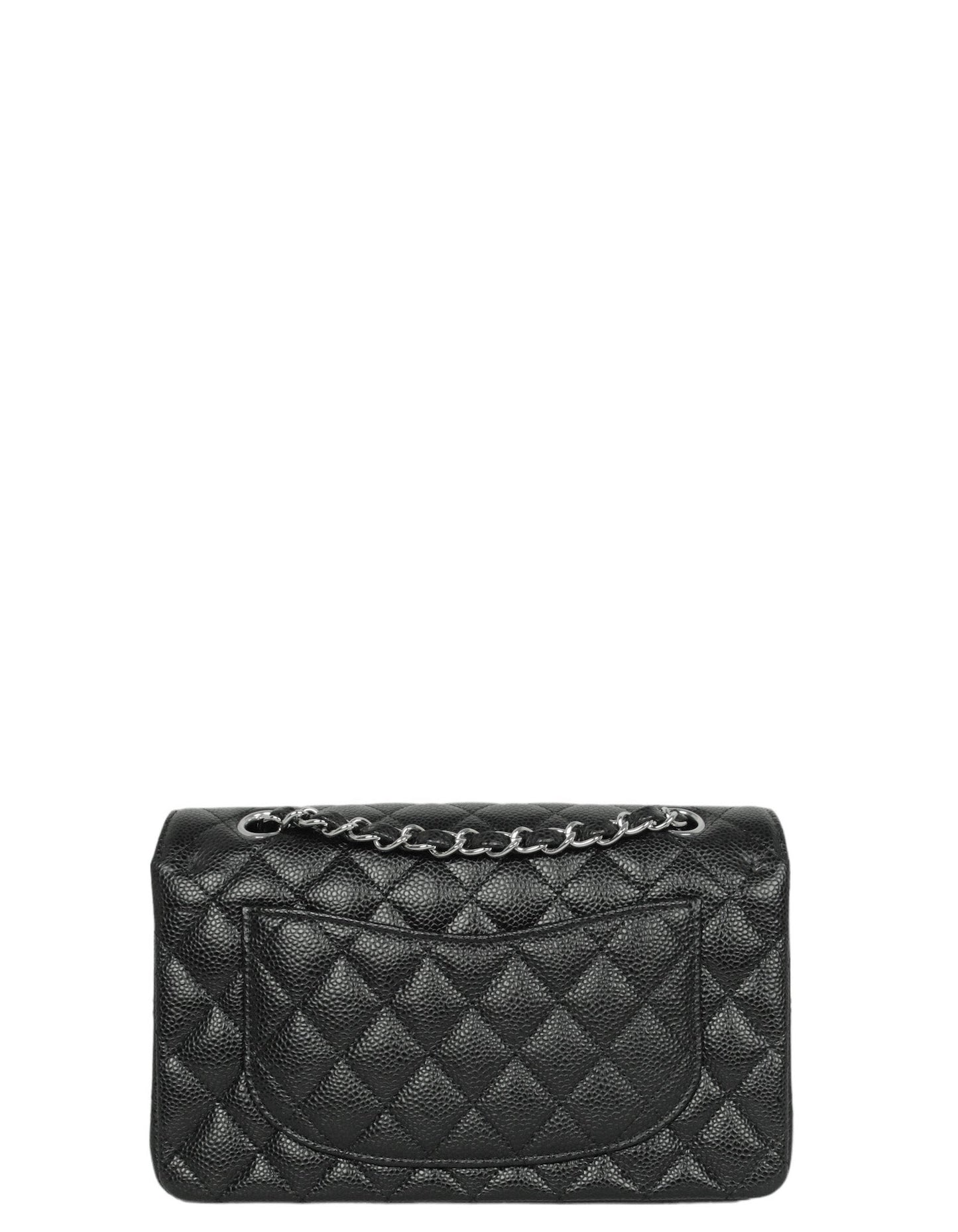 Chanel Black Caviar Small Double Flap Flap Bag - Rovelle Bags