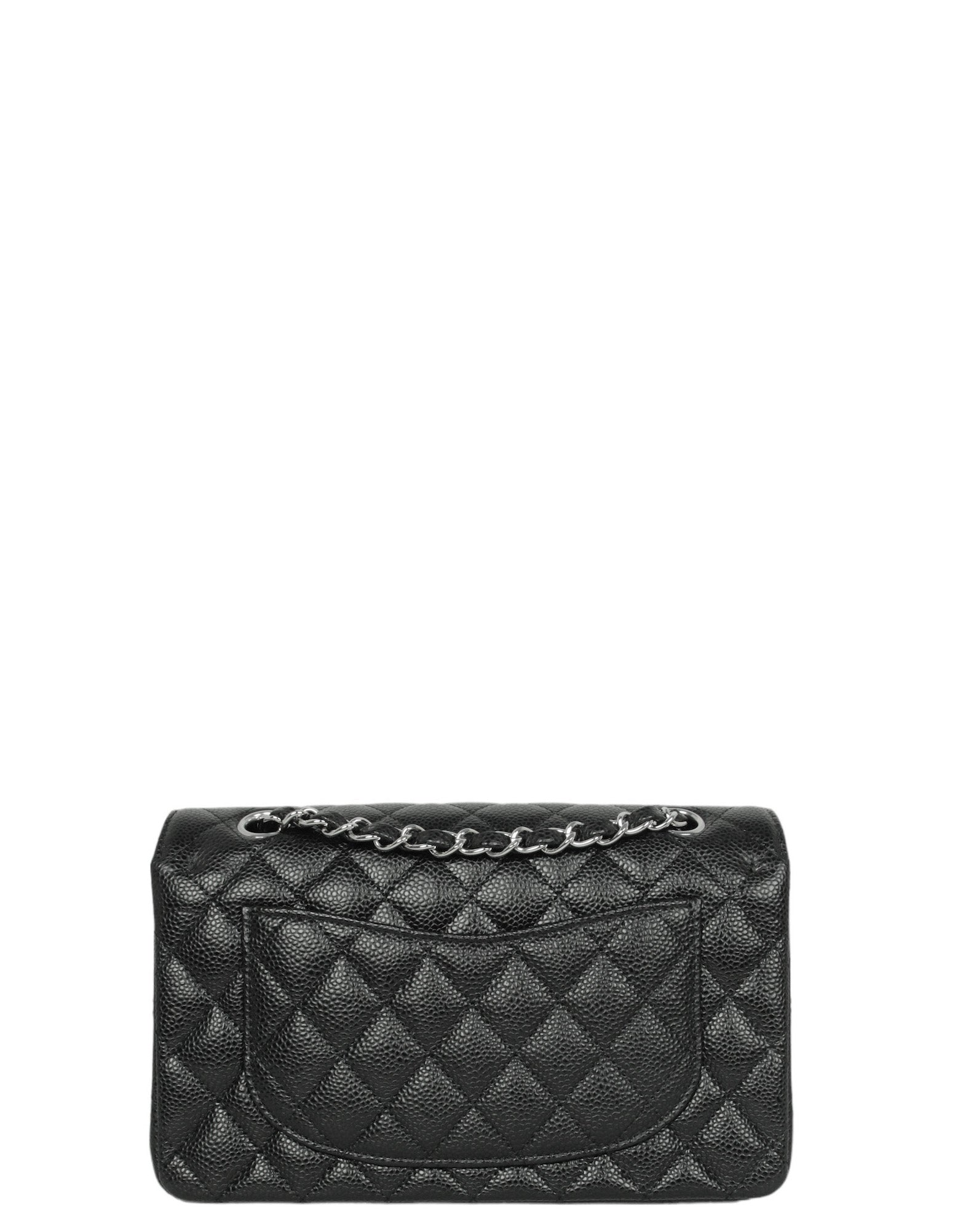 Chanel Black Caviar Small Double Flap Flap Bag - Rovelle Bags