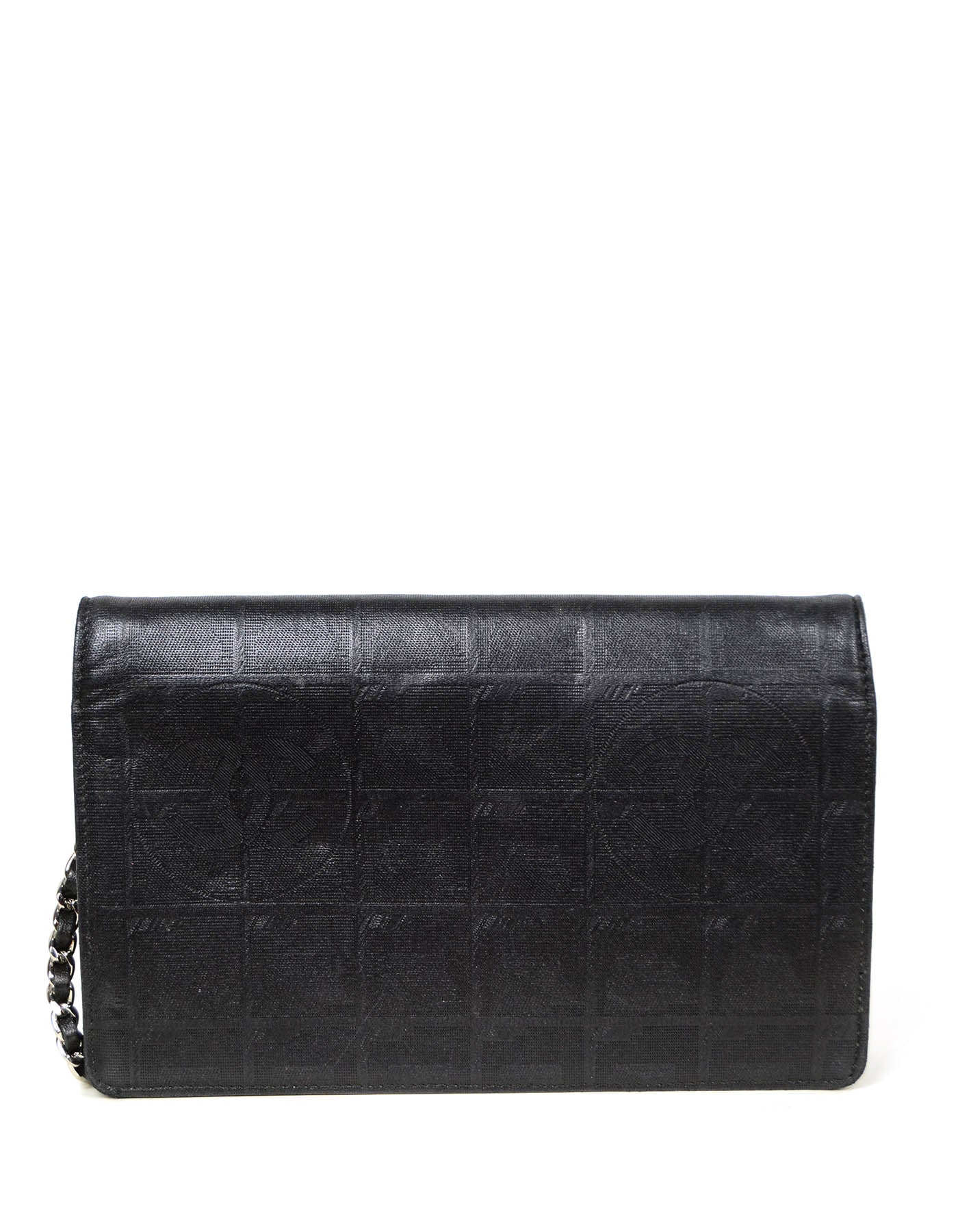 Chanel Black Nylon Travel Ligne Wallet Crossbody Bag - Rovelle Bags
