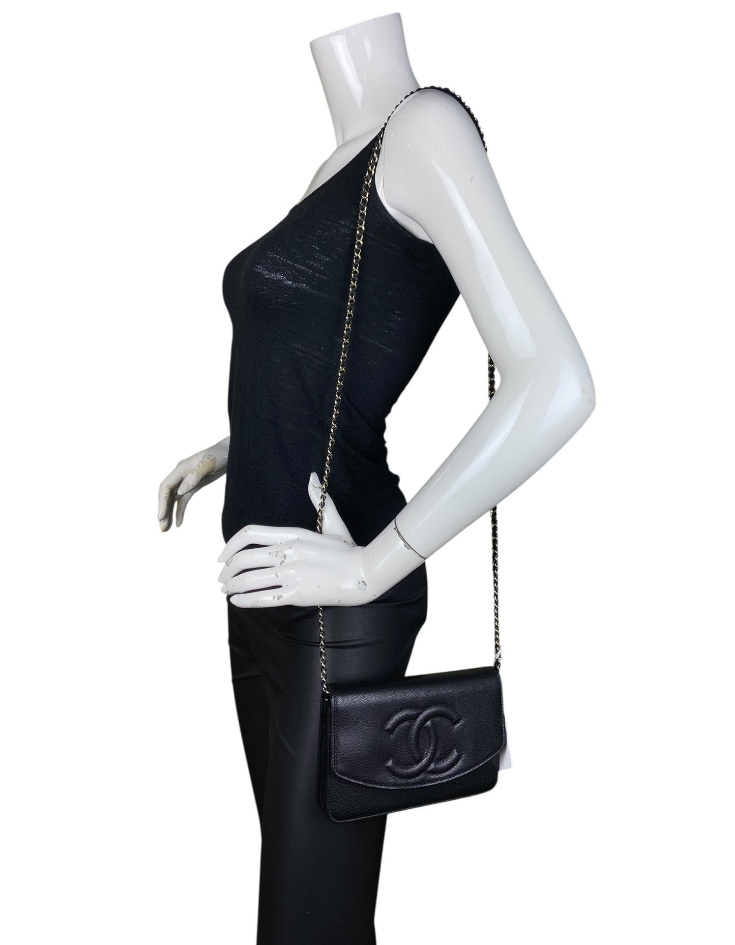 Chanel Black 2025 Timeless CC WOC Crossbody Bag - Rovelle Bags