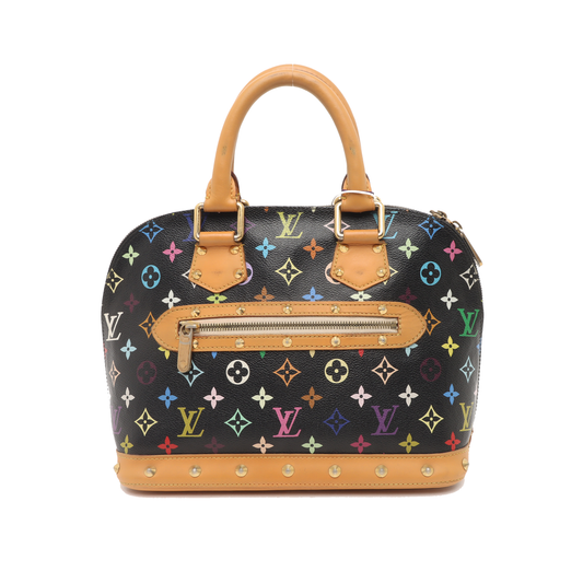Louis Vuitton x Takashi Murakami Alma Small Black Multicolor
