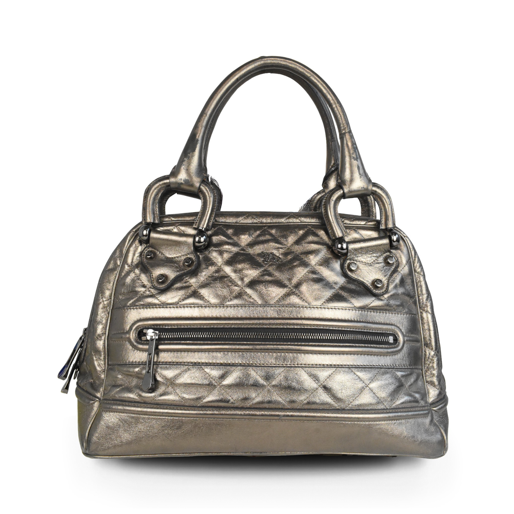 Burberry Metallic Bowler Tote Bag - Rovelle Bags