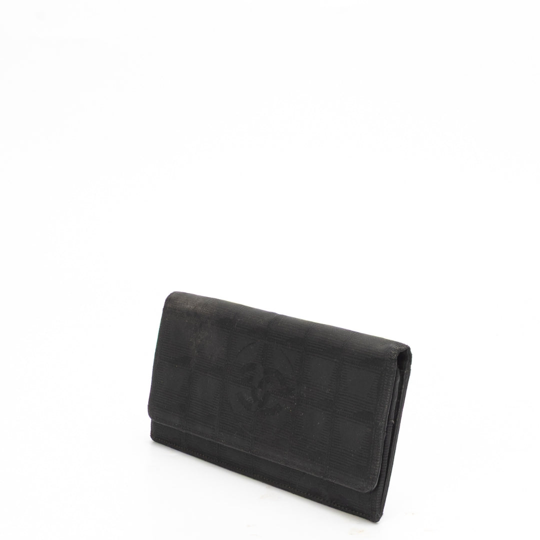 Chanel Nylon Black Travel Clutch Clutch Bag - Rovelle Bags