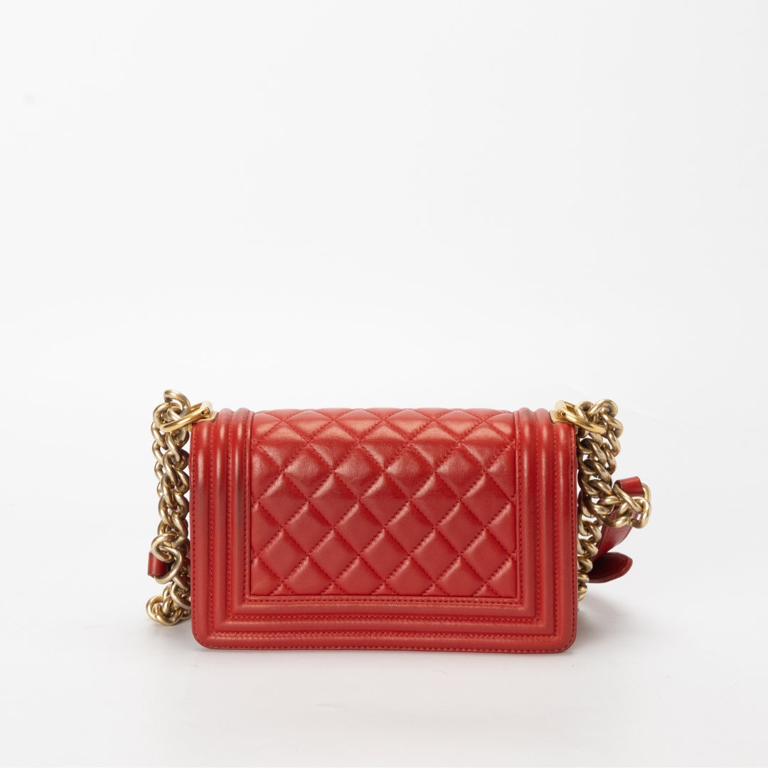 Chanel Quilted Boy Flap Small Shoulder Shoulder Bag - Rovelle Bags
