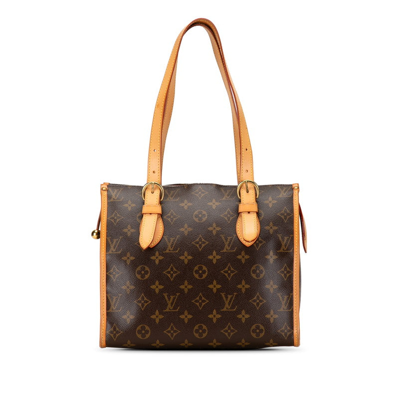 Louis Vuitton Monogram Popincourt Handbag M40007 Brown PVC Leather Louis Vuitton