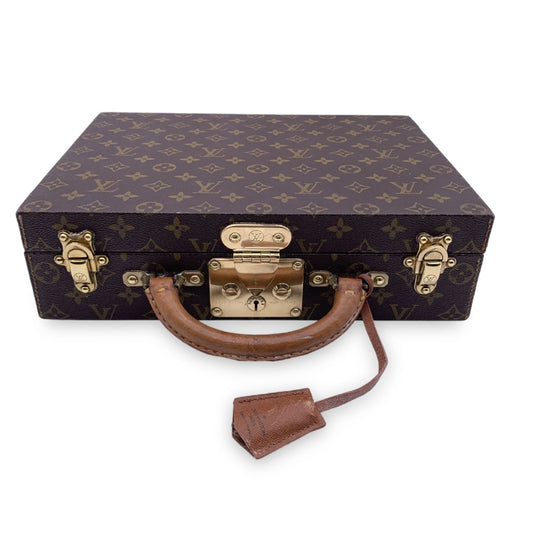 LOUIS VUITTON Monogram Canvas Boite Bijoux Jewelry Case Travel Bag