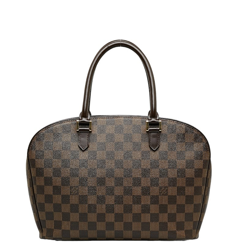 Louis Vuitton Damiere Sarria Horizontal Handbag N51282 Brown PVC Leather Louis Vuitton