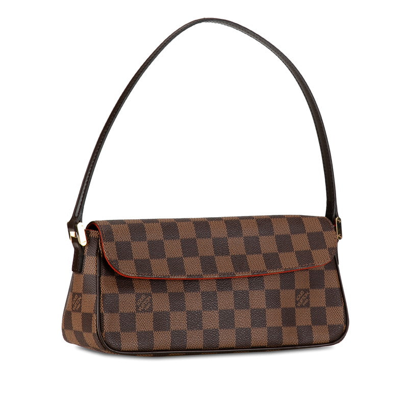 Louis Vuitton Damier Recoleta Handbag N51299 Brown PVC Leather Louis Vuitton