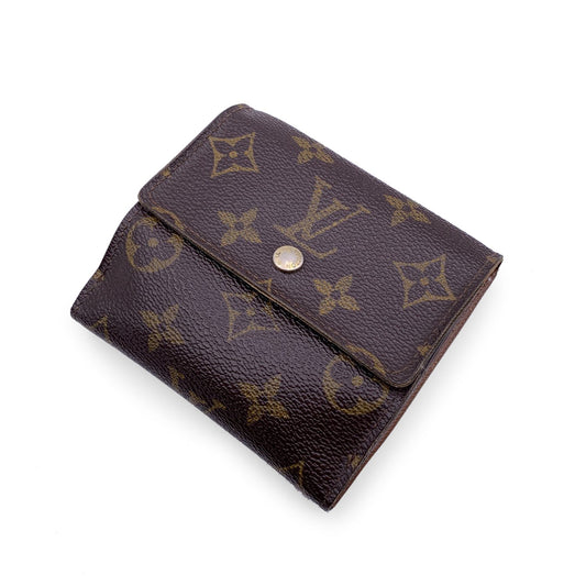 LOUIS VUITTON Monogram Elise Square Compact Wallet M61654