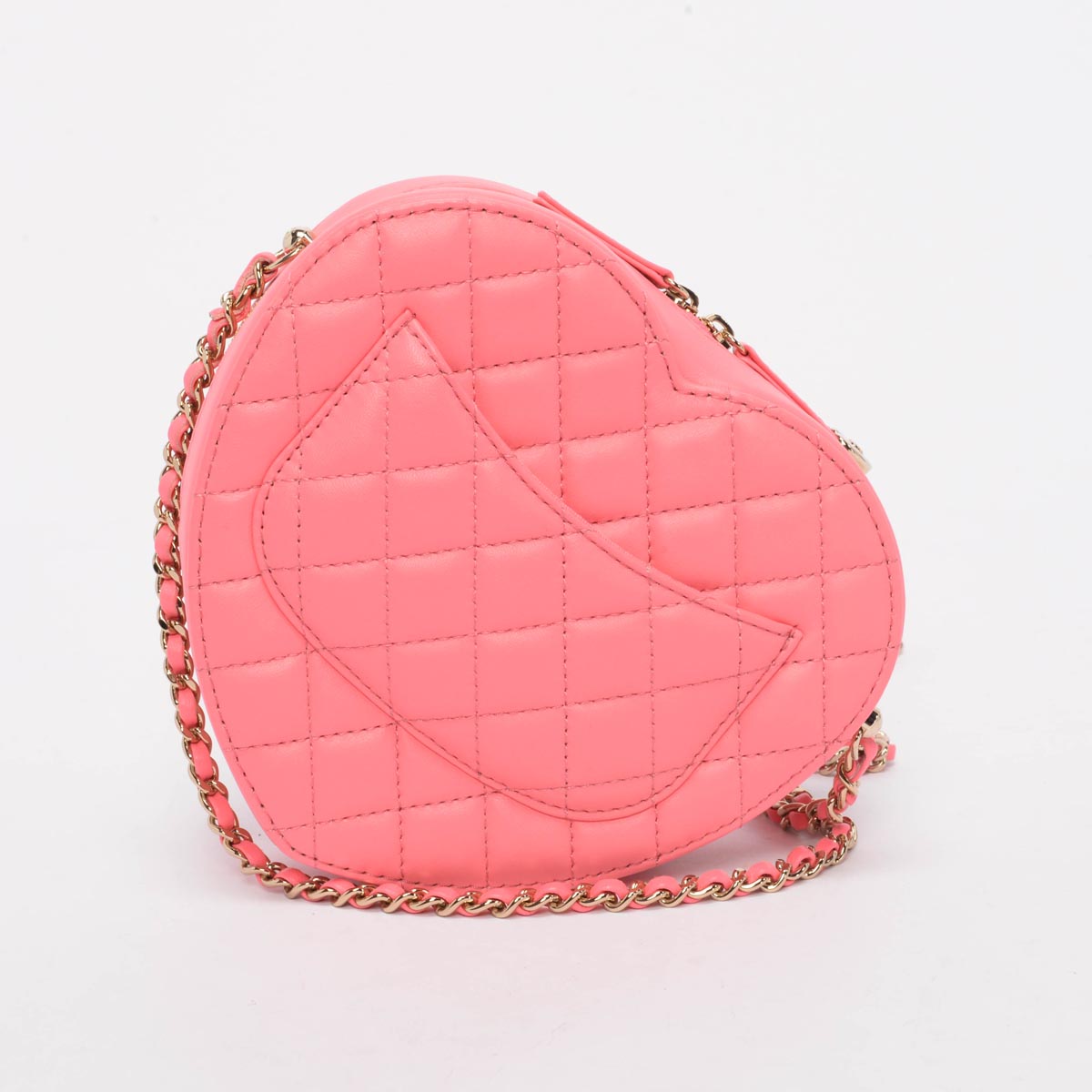 Chanel Pink Quilted Lambskin CC In Handbag - Rovelle Bags