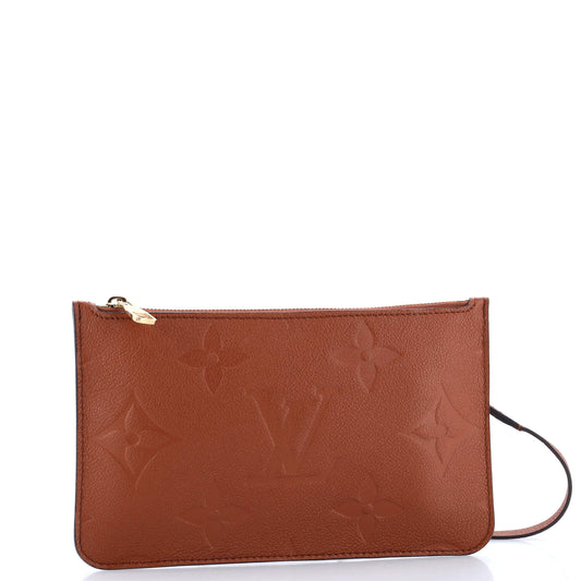 Louis Vuitton Neverfull Pochette Monogram Empreinte Giant Large