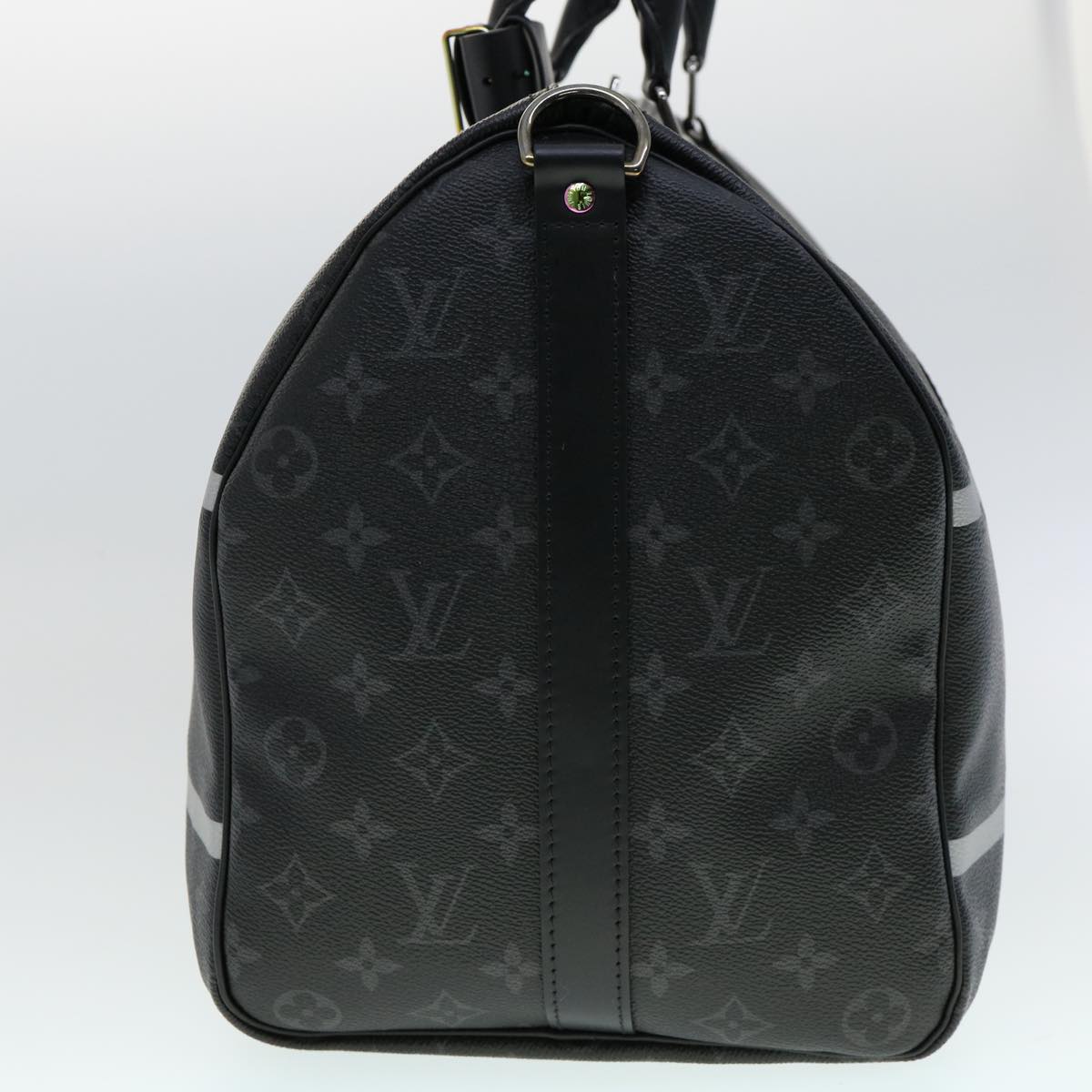 LOUIS VUITTON Monogram Eclipse fragment Keepall Bandouliere45 M43413 Auth 30424A