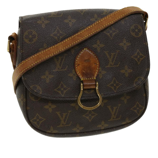 LOUIS VUITTON Monogram Saint Cloud MM Shoulder Bag M51243 LV Auth 31297