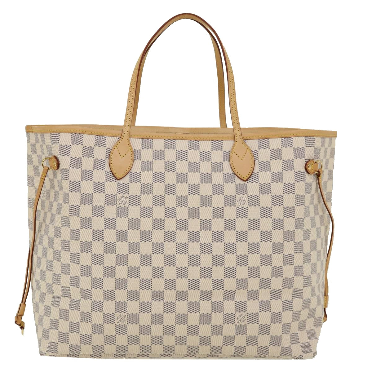 LOUIS VUITTON Damier Azur Neverfull GM Tote Bag N41360 LV 31476
