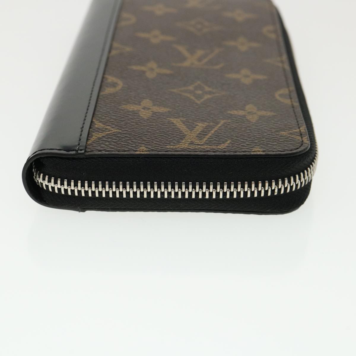 LOUIS VUITTON Monogram Macassar Portefeuille Thanon Long Wallet M63489 LV 31715A