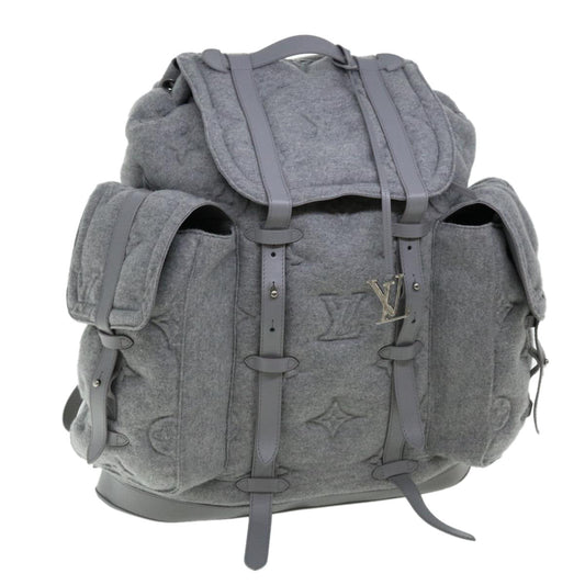 LOUIS VUITTON Monogram ChristopherXL Backpack Gray M55252 LV 31979A