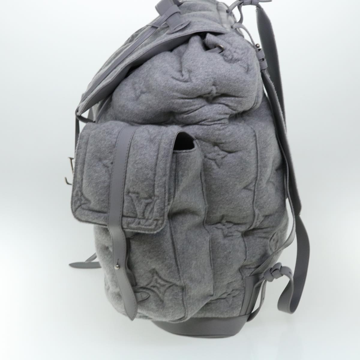 LOUIS VUITTON Monogram ChristopherXL Backpack Gray M55252 LV 31979A