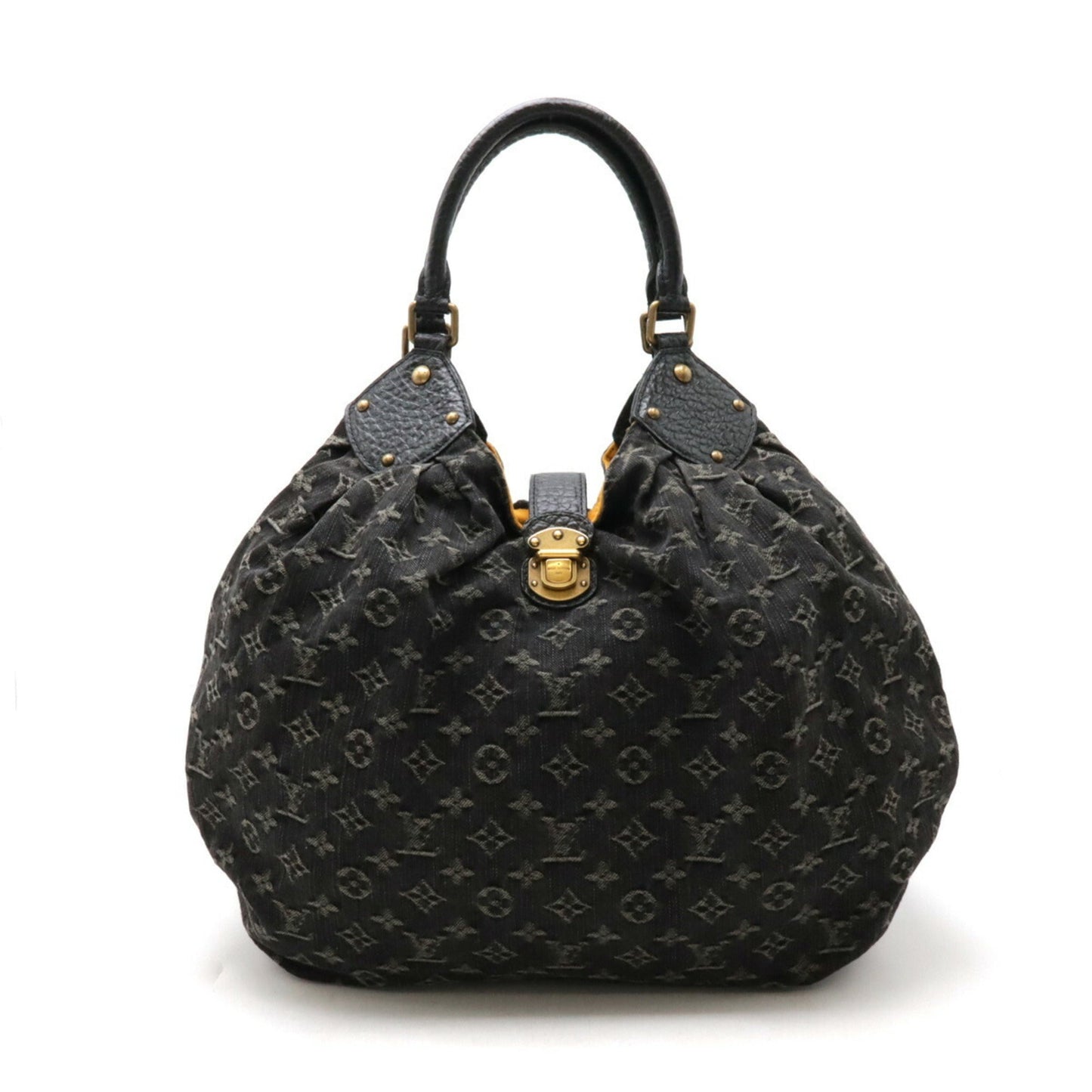 Louis Vuitton Noir Monogram blue Handbag Shoulder Bag