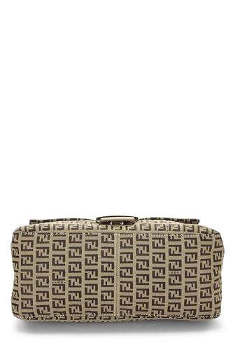 Fendi, White Zucchino Canvas Mama, White