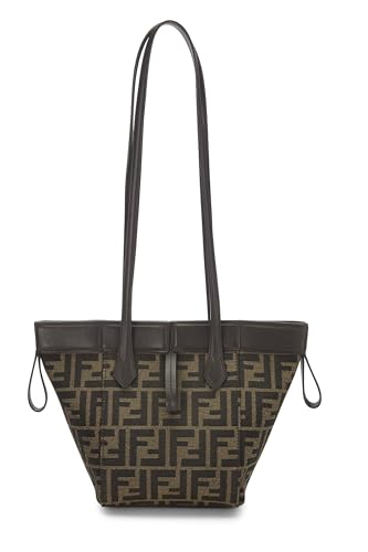 Fendi, Brown Zucca Canvas Origami Mini, Brown