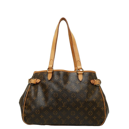 Louis Vuitton Monogram Battalion Horizontal Shoulder Bag M51154 Brown PVC Leather Louis Vuitton