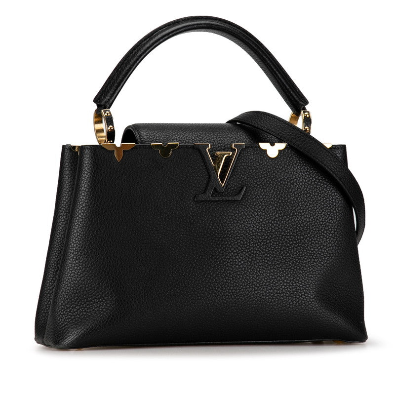 Louis Vuitton MM Handbag 2WAY M54663 Black G Leather Louis Vuitton