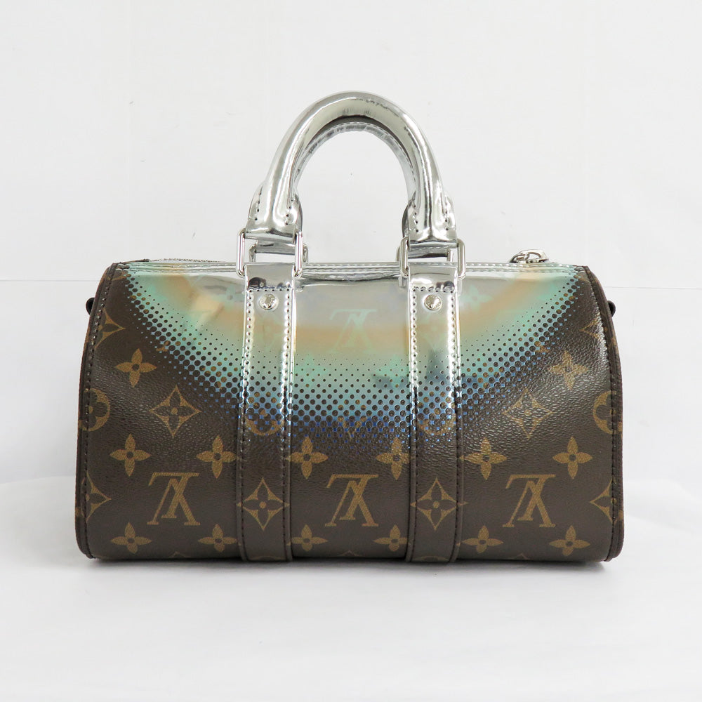 Louis Vuitton Monogram Metallic Nebula Kippur Bandouliere 25 M23119 Silver Handbag Crossbody Silver Handbag Crossbody Mens