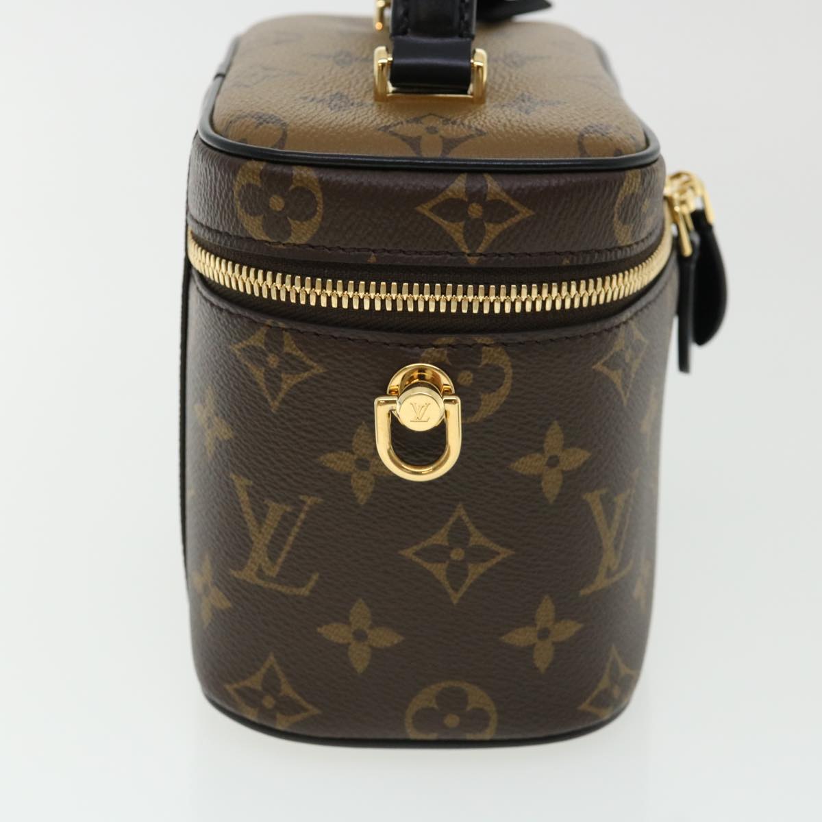 LOUIS VUITTON Monogram Reverse Vanity NVPM Hand Bag 2way M45165 LV 32451A