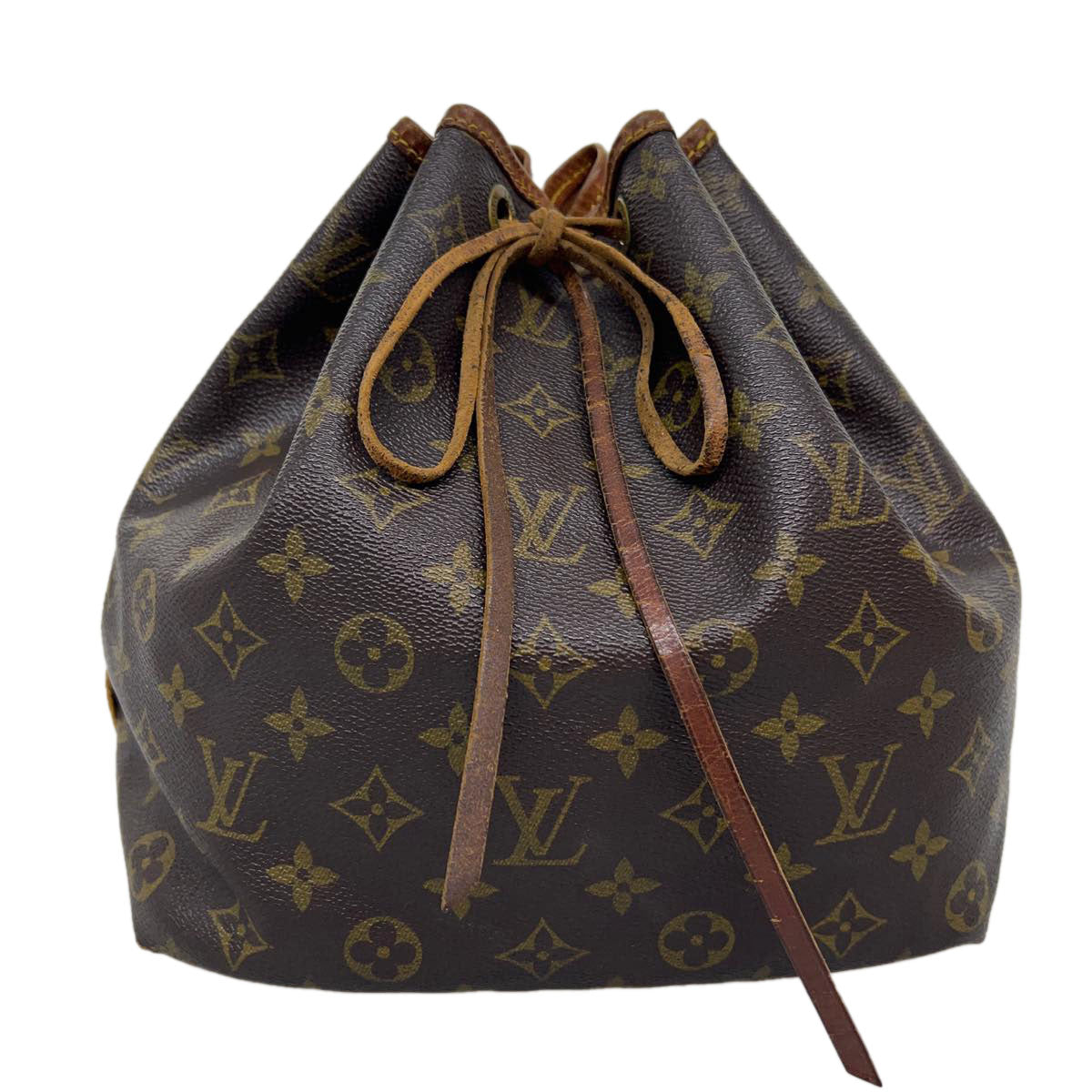LOUIS VUITTON Monogram Petit Noe Shoulder Bag M42226 LV 32554