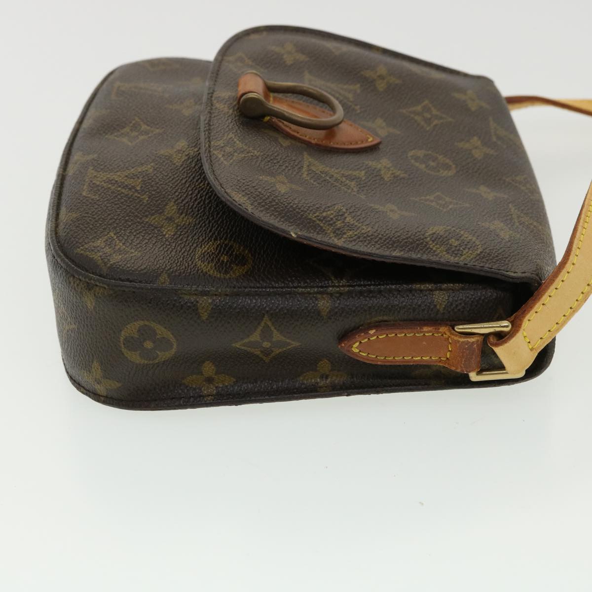 LOUIS VUITTON Monogram Saint Cloud PM Shoulder Bag M51244 LV Auth 33346