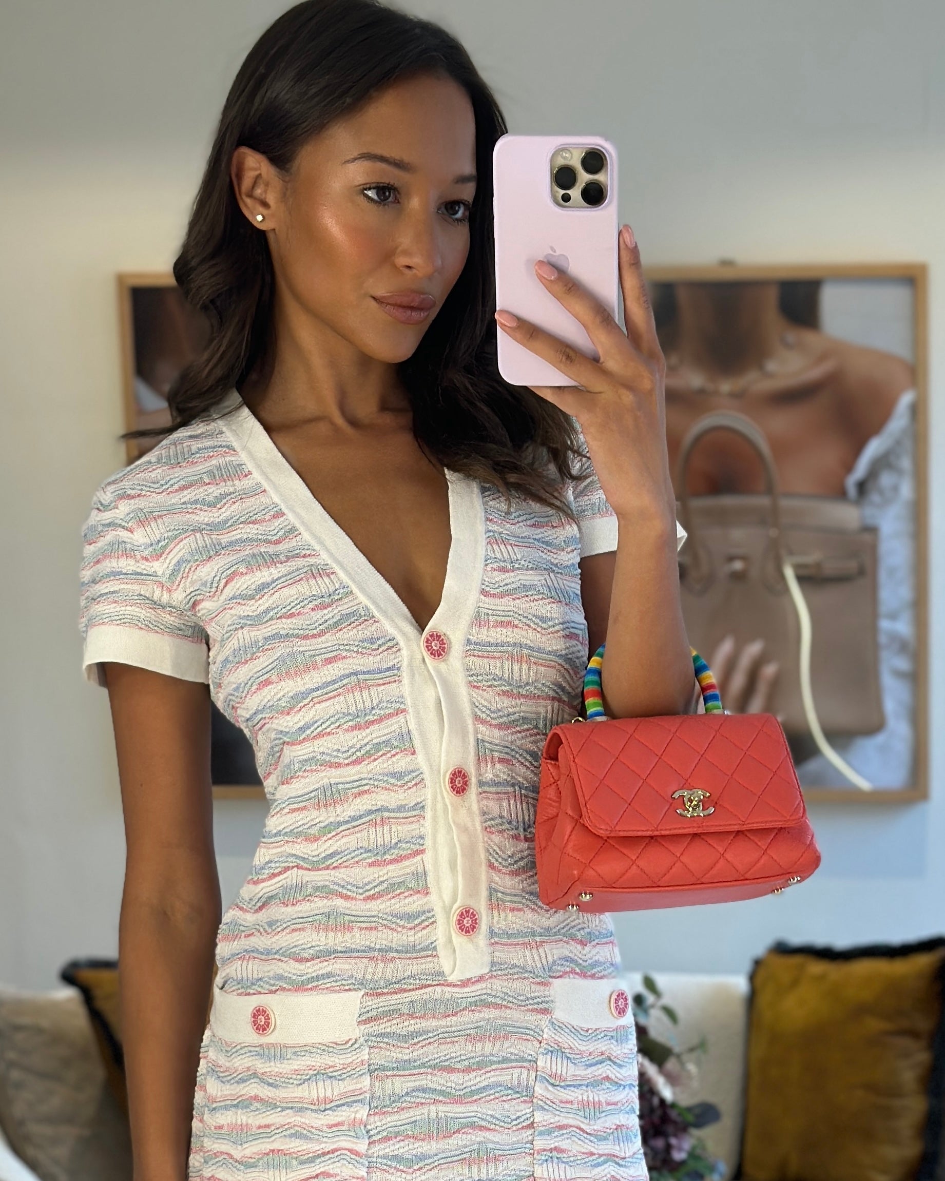 Chanel *RARE* Chanel Pink Extra Mini Handbag - Rovelle Bags