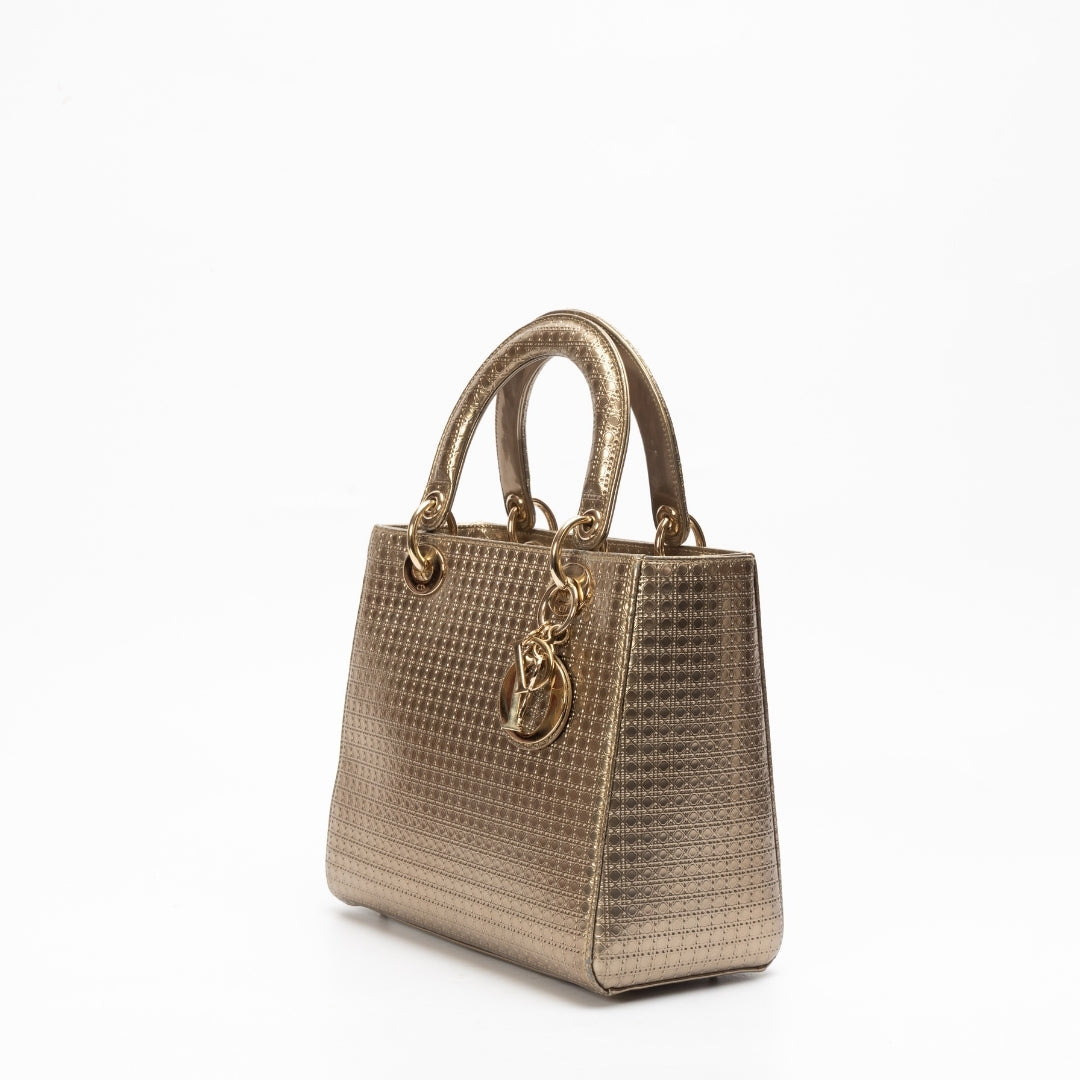Dior Lady Dior Leather Tote