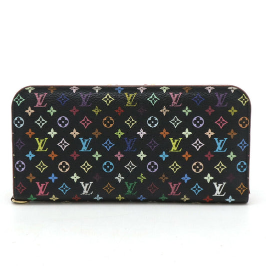 Louis Vuitton Monogram colore Grenade Noir Pvc Long Wallet (Bi-Fold)