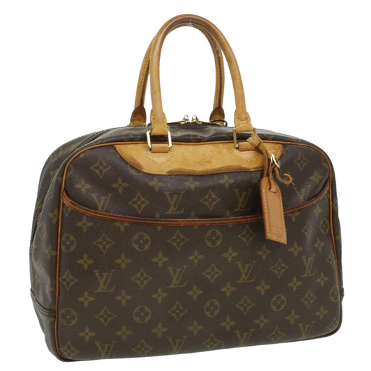 LOUIS VUITTON Monogram Deauville Hand Bag M47270 LV Auth 35806