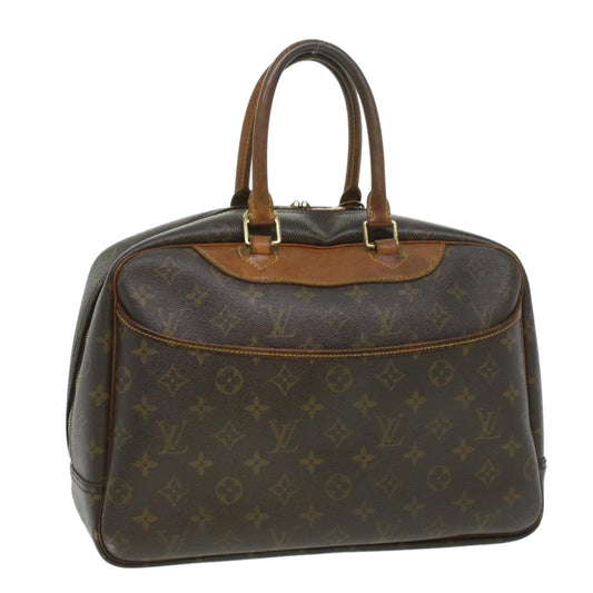 LOUIS VUITTON Monogram Deauville Hand Bag M47270 LV Auth 35807
