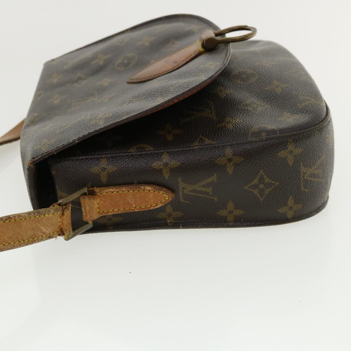 LOUIS VUITTON Monogram Saint Cloud GM Shoulder Bag M51242 LV Auth 35949