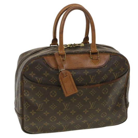 LOUIS VUITTON Monogram Deauville Hand Bag M47270 LV Auth 36157