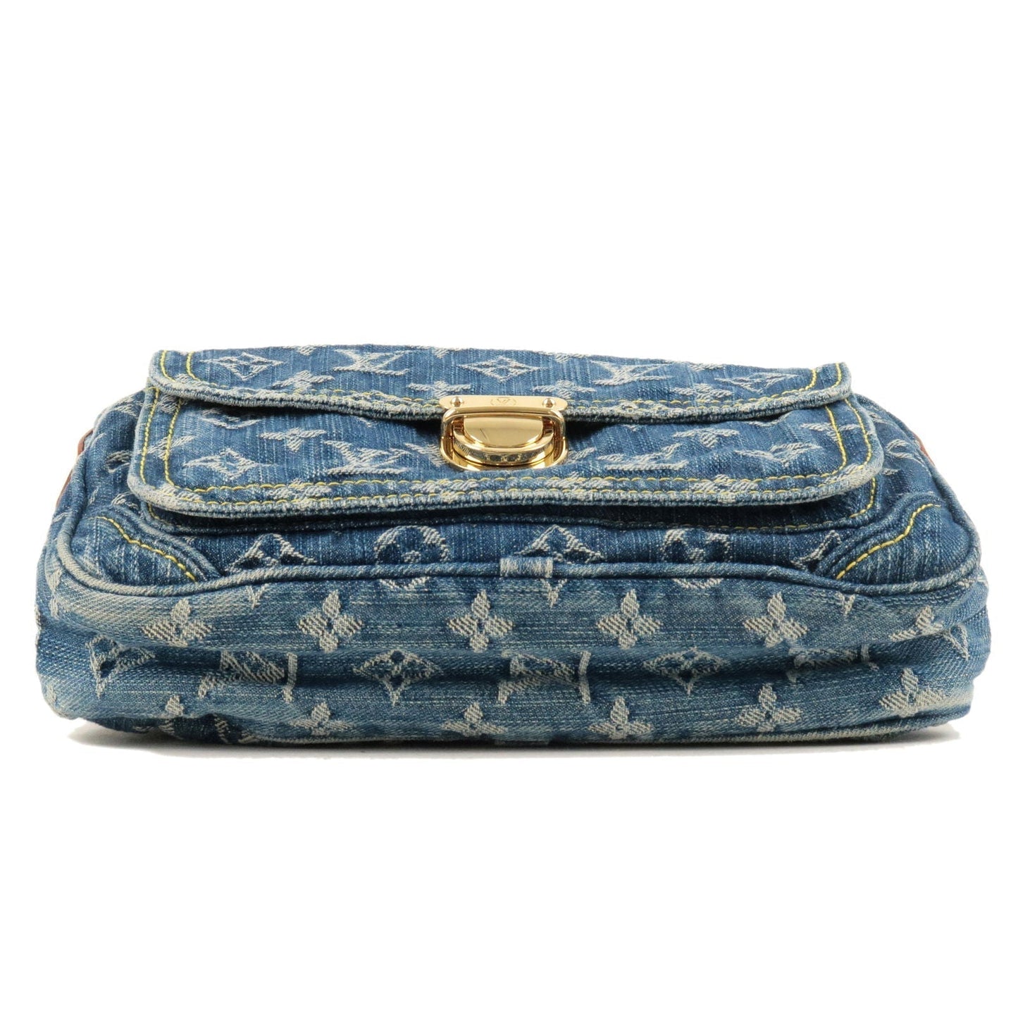 Louis Vuitton Monogram Denim Bum Bag Waist Bag Blue M95347