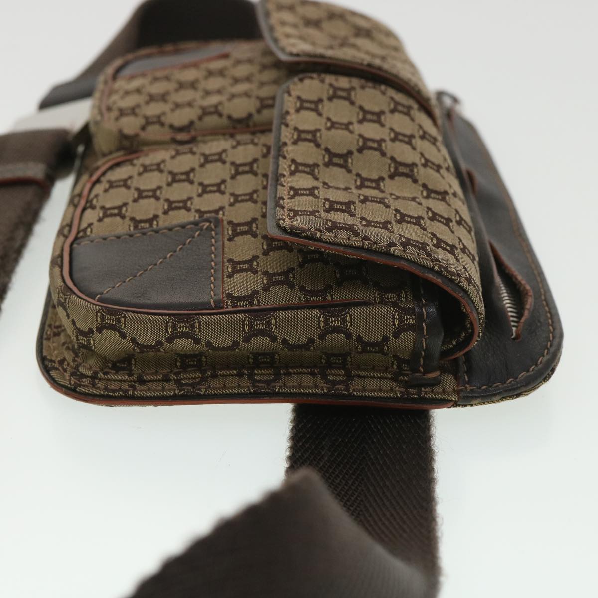 Luxury CELINE Macadam Canvas Waist Bag Beige PP-ST-0087 36583