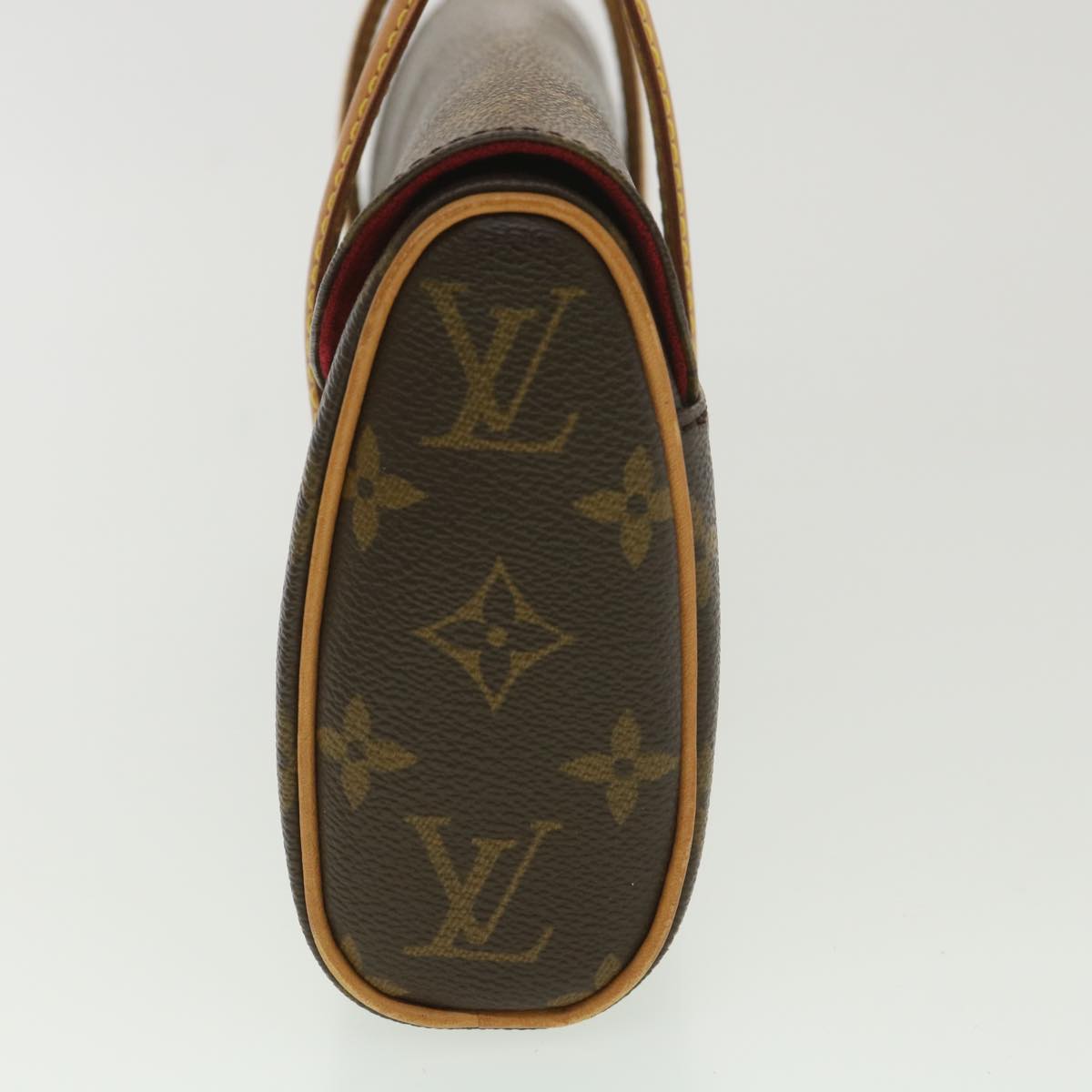 LOUIS VUITTON Monogram Sonatine Hand Bag M51902 LV Auth 36778