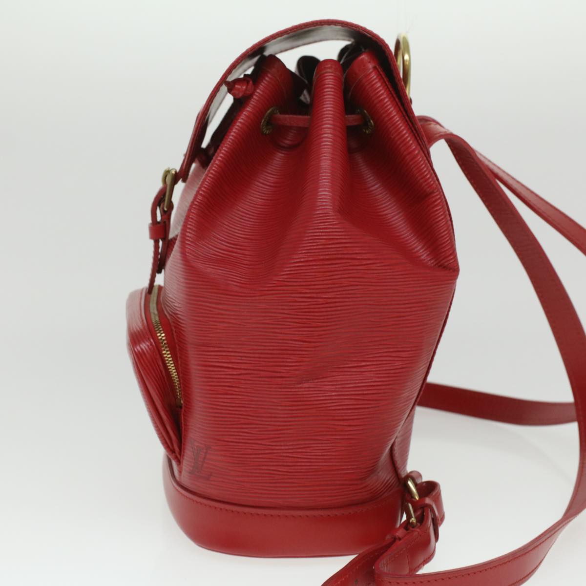 LOUIS VUITTON Epi Montsouris MM Backpack Monaco 700th Red LV 36931