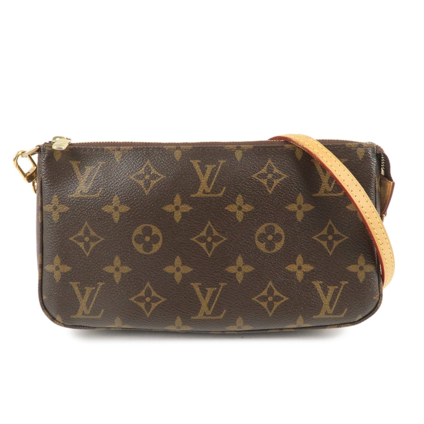 Louis Vuitton Monogram Pochette Accessoires Pouch Brown M40712