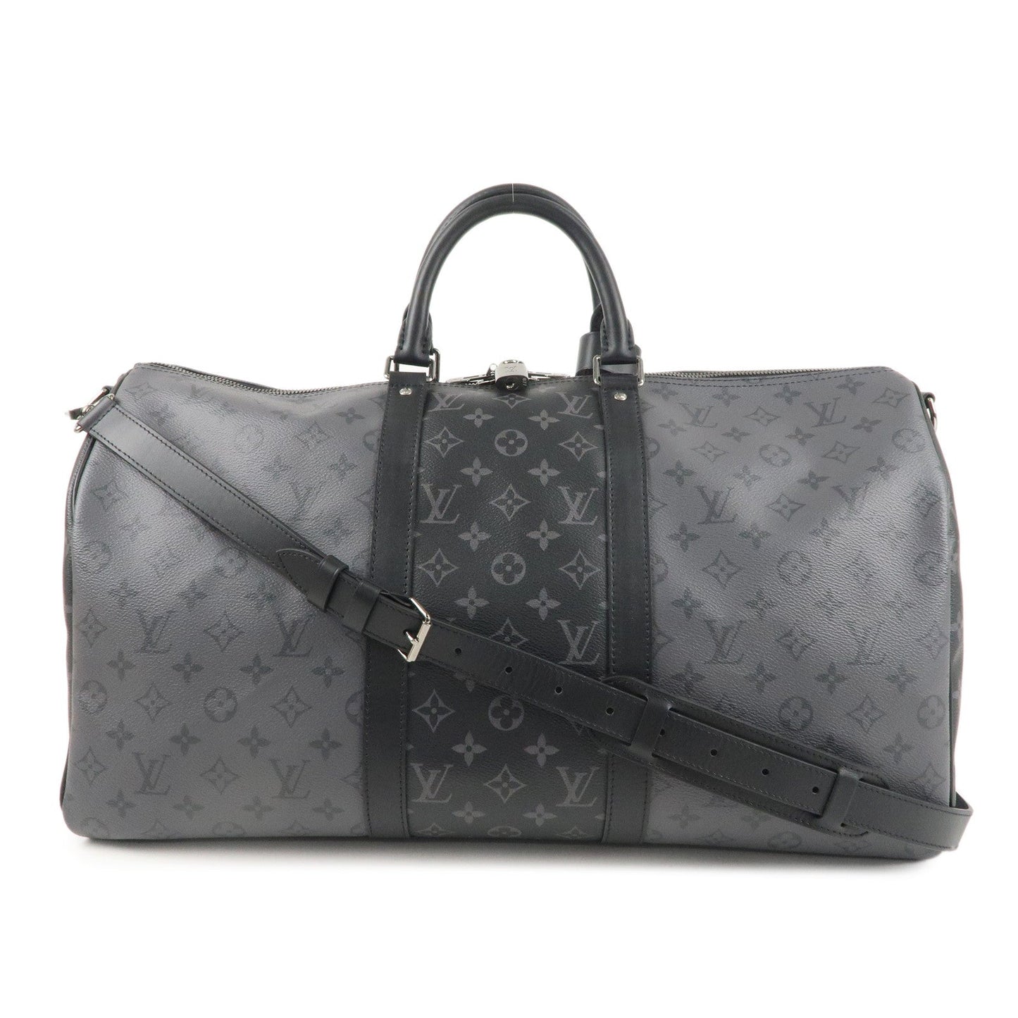Louis Vuitton Monogram Eclipse Keep All Bandouliere 50 M45392