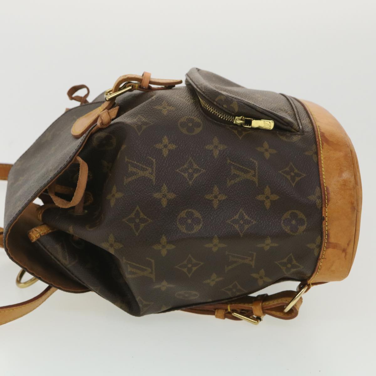 LOUIS VUITTON Monogram Montsouris MM Backpack M51136 LV Auth 37597