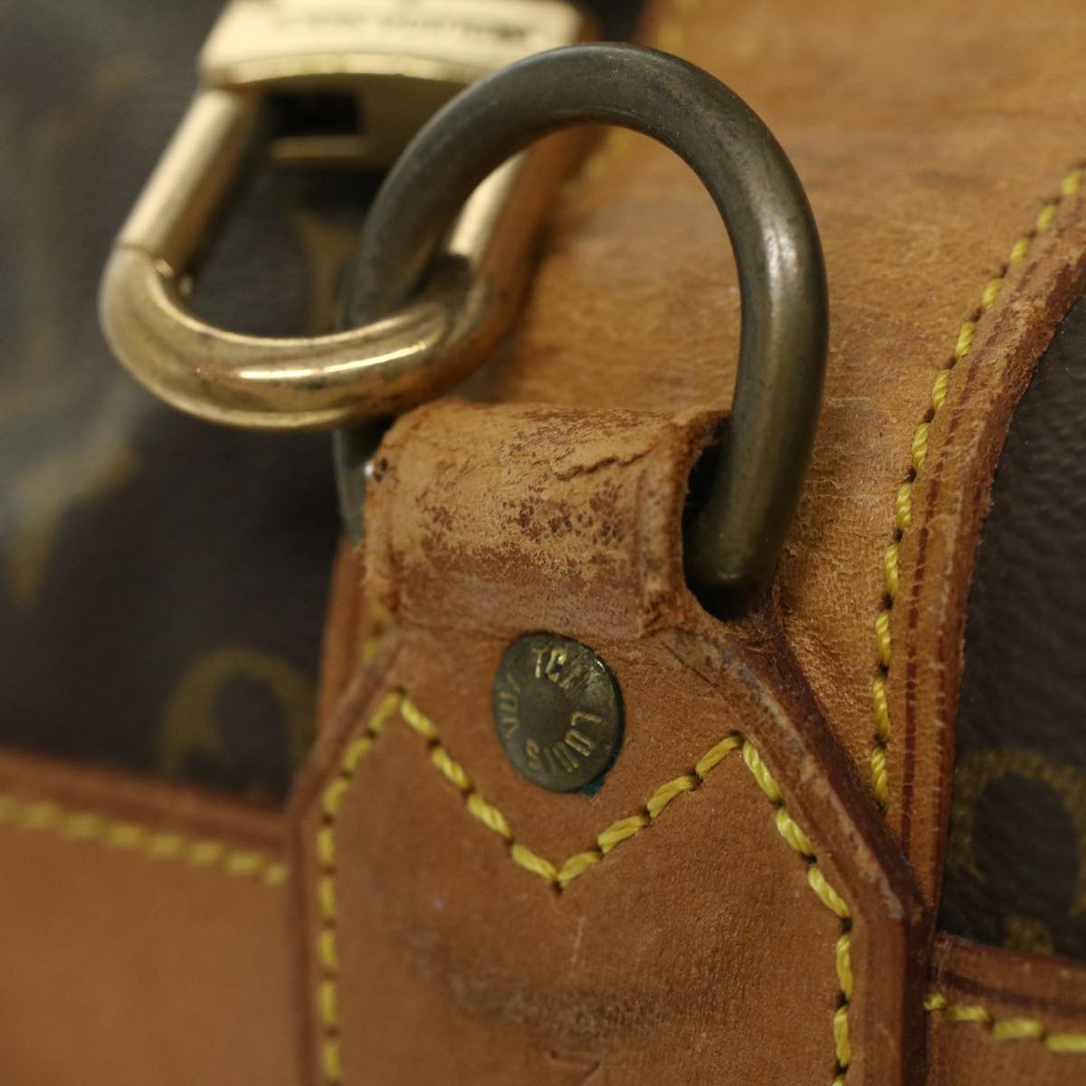 LOUIS VUITTON Monogram Sac Marine Shoulder Bag M41235 LV Auth 37899